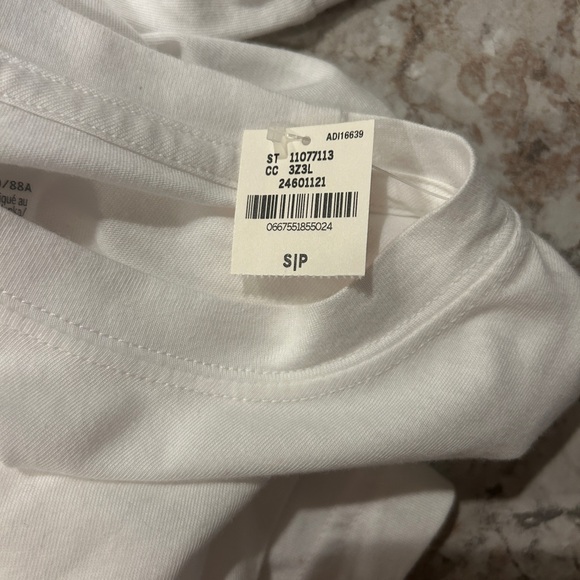 VS PINK Long Sleeve Tee Shirt NWT Small Neon White - Picture 10 of 10